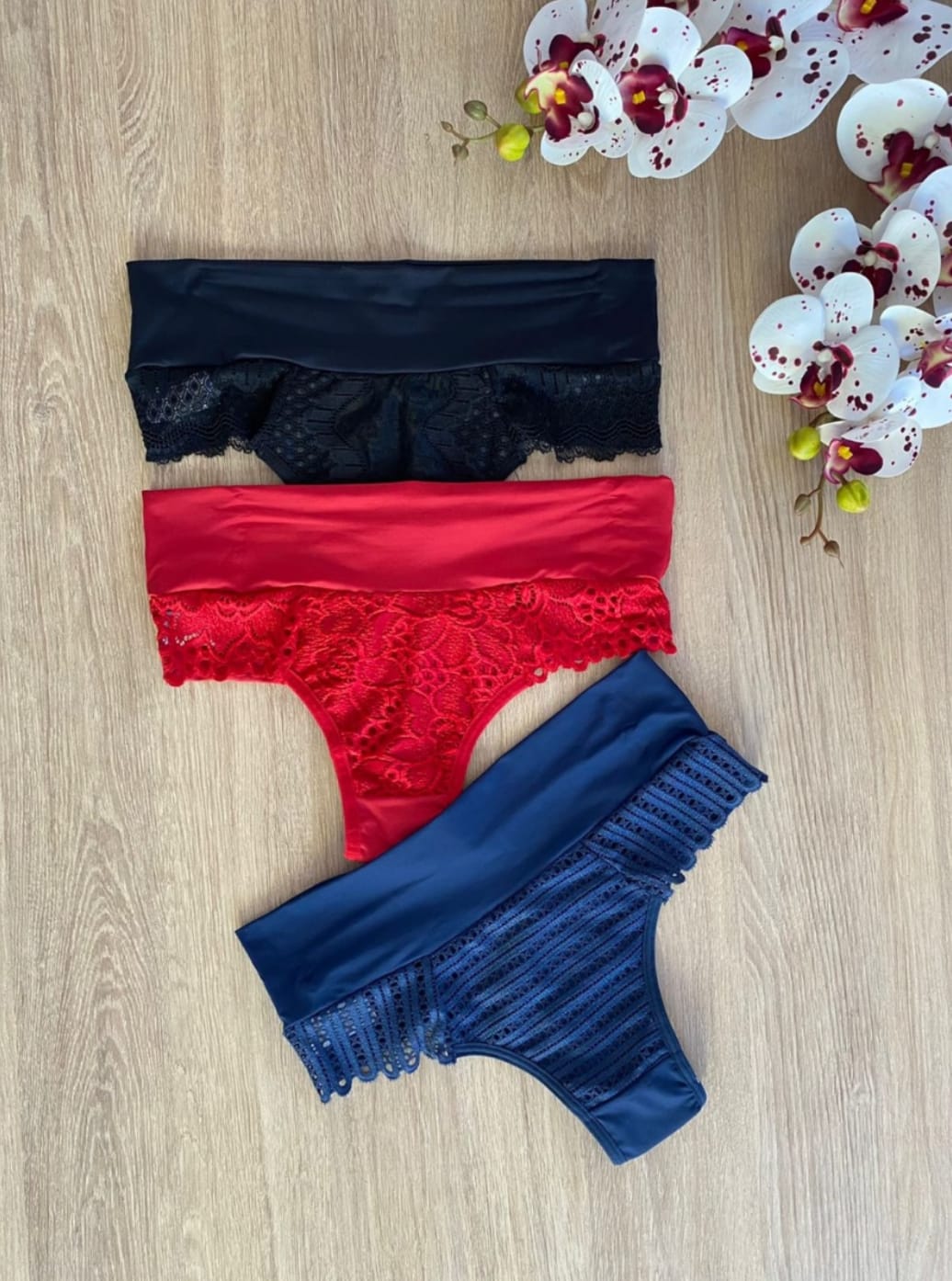 Calcinha Magda Pala Dupla na cintura Plus Tamanho 54 Ref: 143