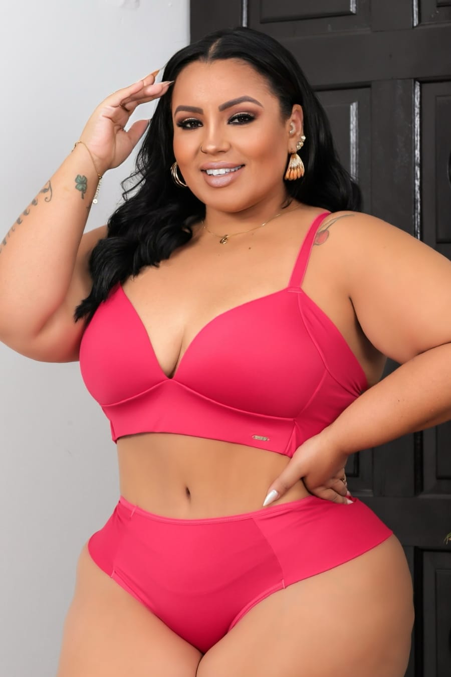 Calcinha Confort  Fio duplo Plus Ref: 144