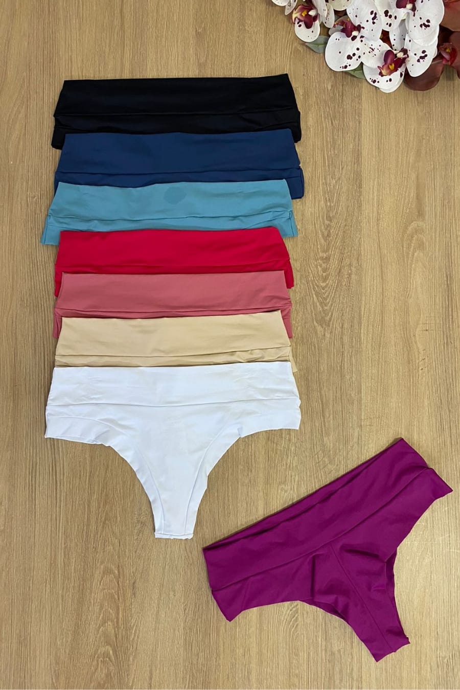 Calcinha Pala Larga e fio duplo Ref: 155