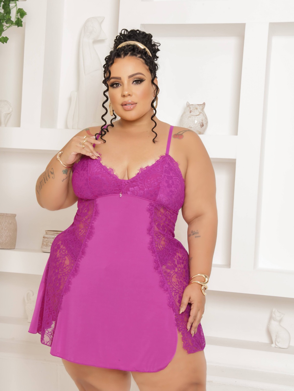 Camisola Elysia Plus Size Ref: 539