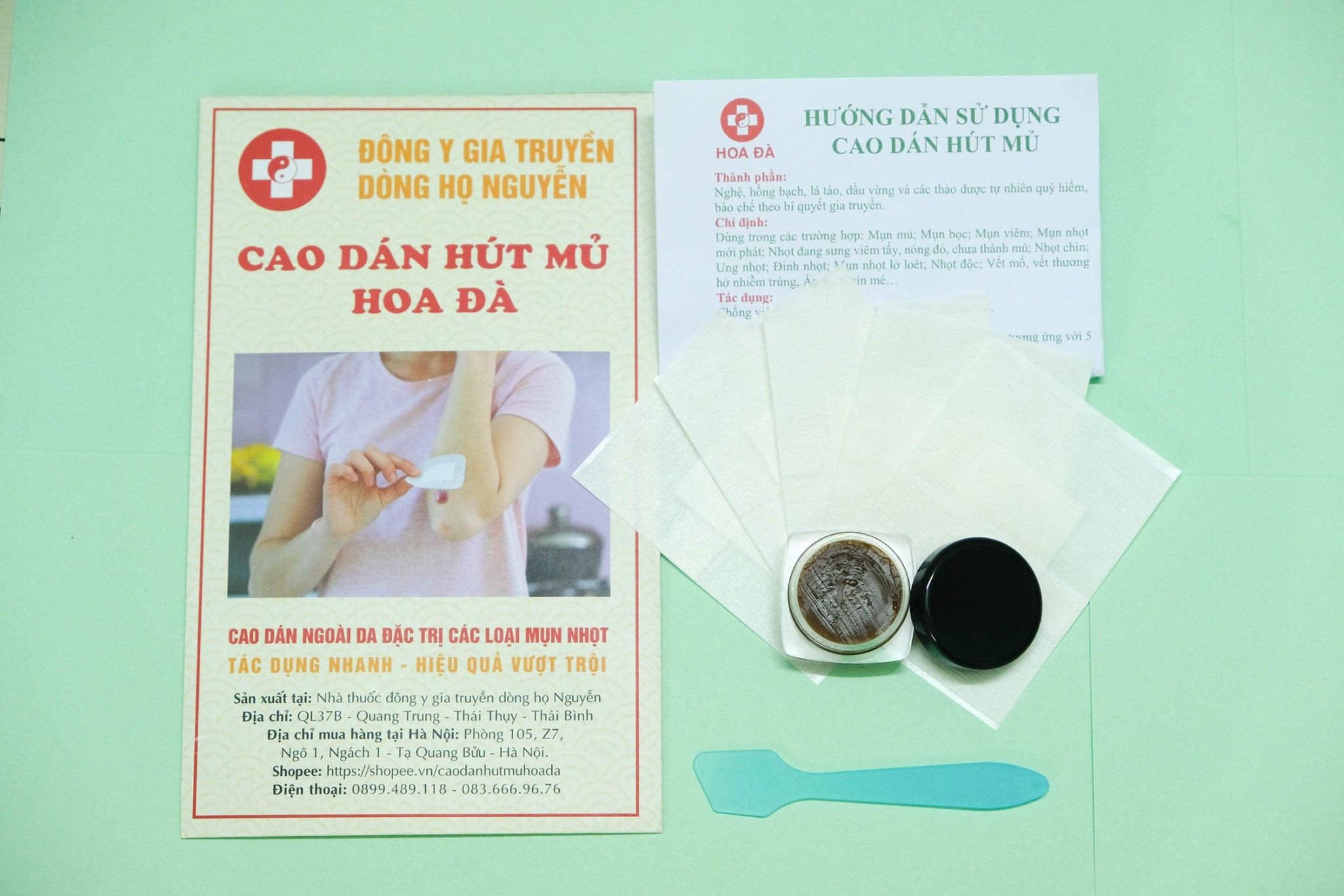 Cao dán hút mủ Hoa Đà