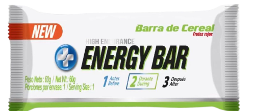 ENERGY BAR FRUTOS ROJOS X UNIDAD 