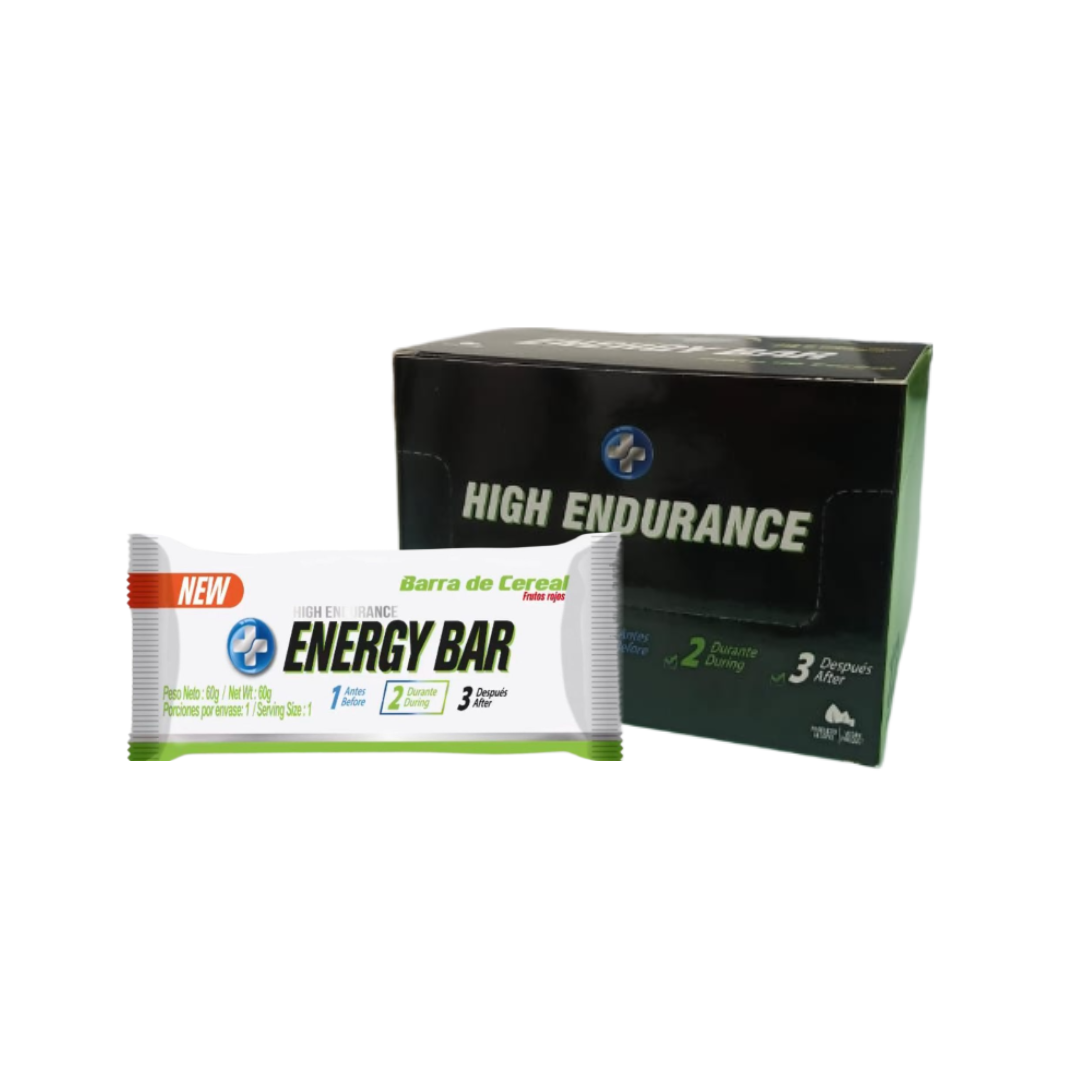 ENERGY BAR FRUTOS ROJOS CAJA X 12 UNIDADES 