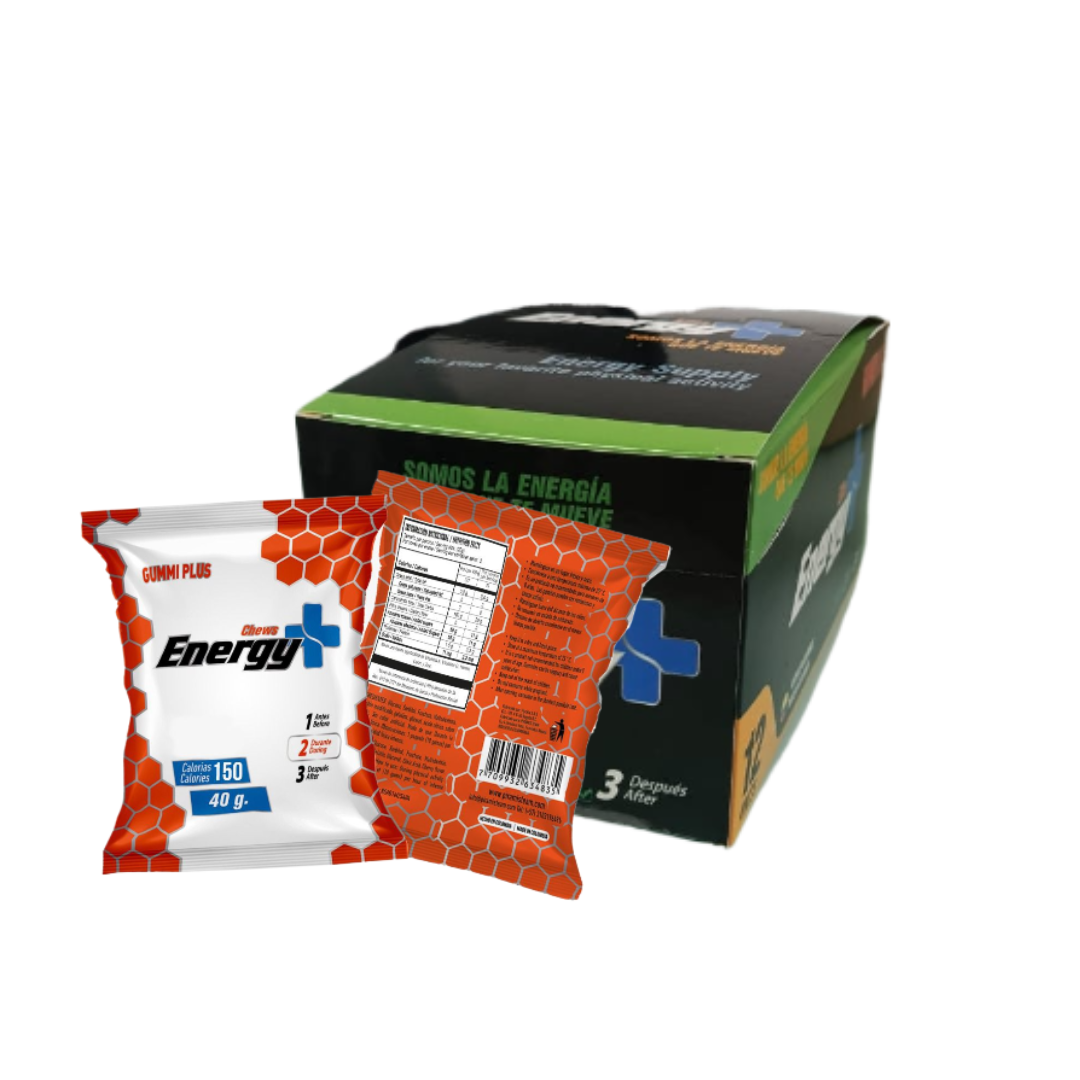 GOMAS ENERGETICAS CAJA X 12 UNIDADES