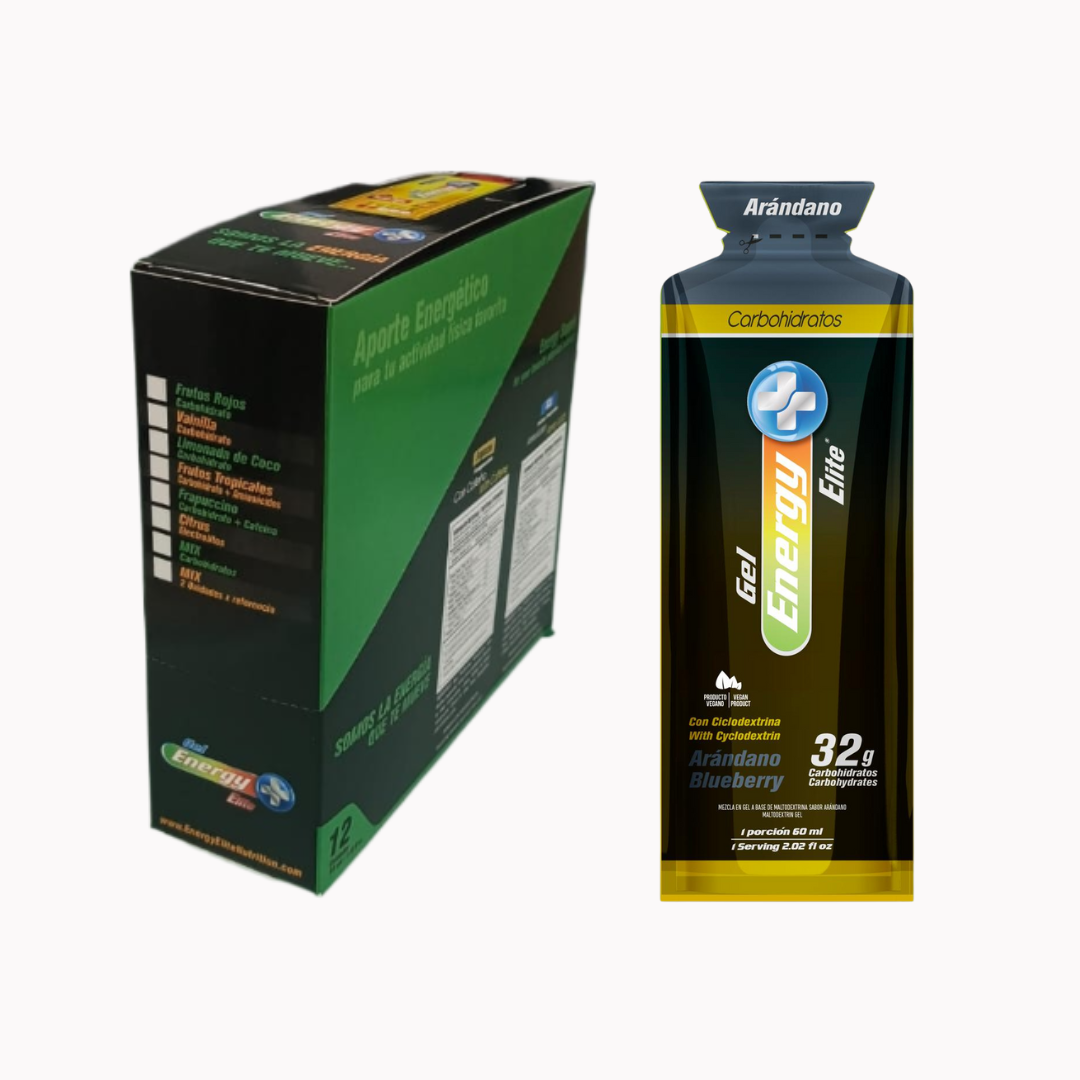 HIDROGEL CARBO 32 g - SABOR ARANDANO - CAJA X 12 UNIDADES 