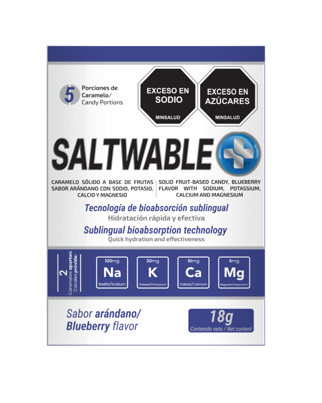 SALES MASTICABLES SALTWABLE  BOLSA X 10 UNIDADES 
