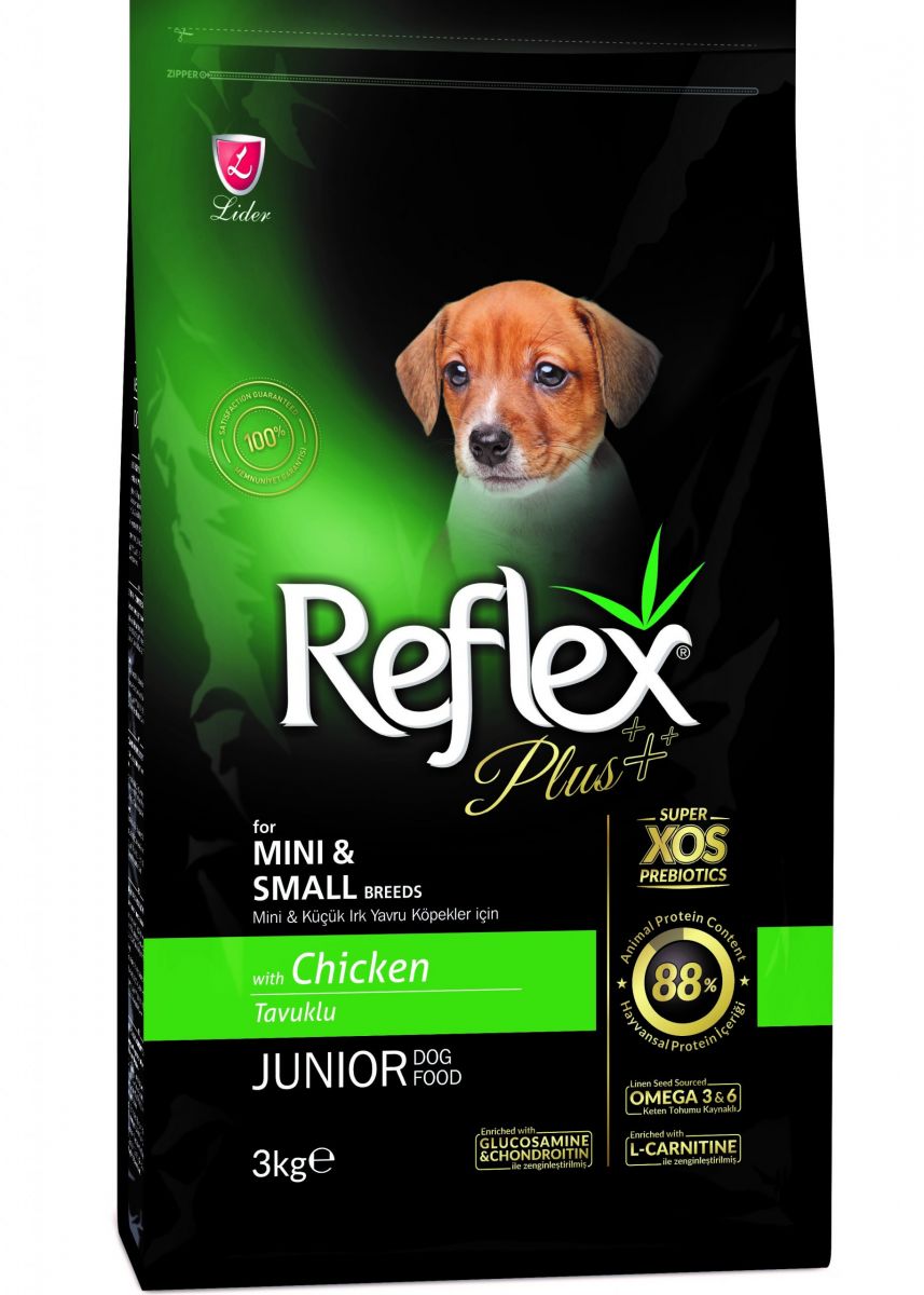 Reflex Plus Mini & Small Breed Junior Dog Food Chicken