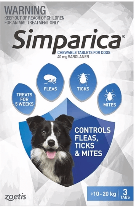 SIMPARICA NGỪA VE, BỌ CHÉT