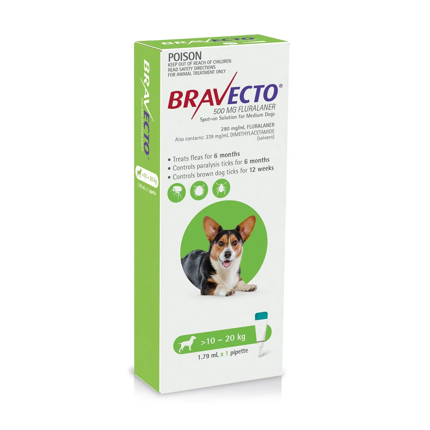 VIÊM TRỊ GHẺ, VIÊM DA BRAVECTO