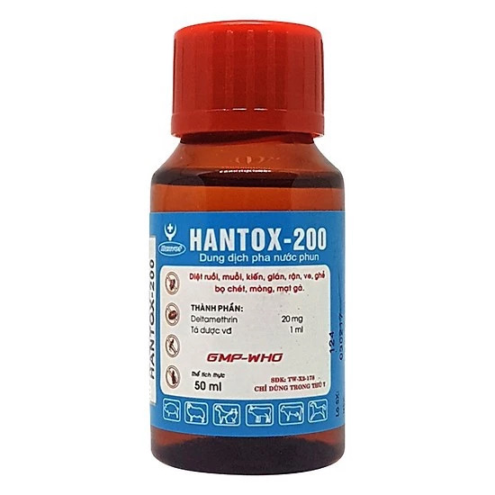 HANTOX - 200 Diệt ve, giận, kiến