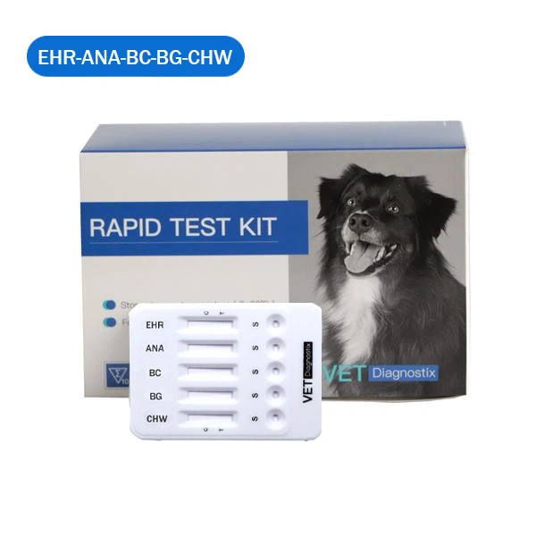 Kit Test Ehrlichia Canis - Anaplasma - Babesia Canis - Babesia Gibsoni - Heartworm