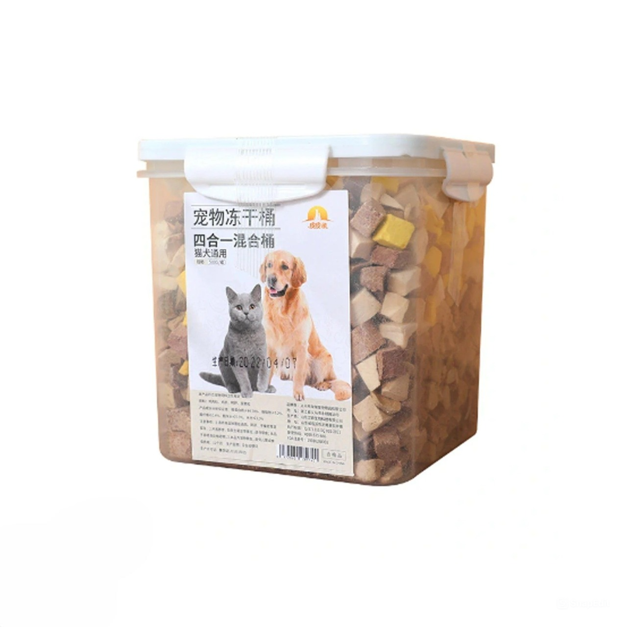 Hộp Thức Ăn Thịt Sấy Hỗn Hợp Taotaopets Chó Mèo