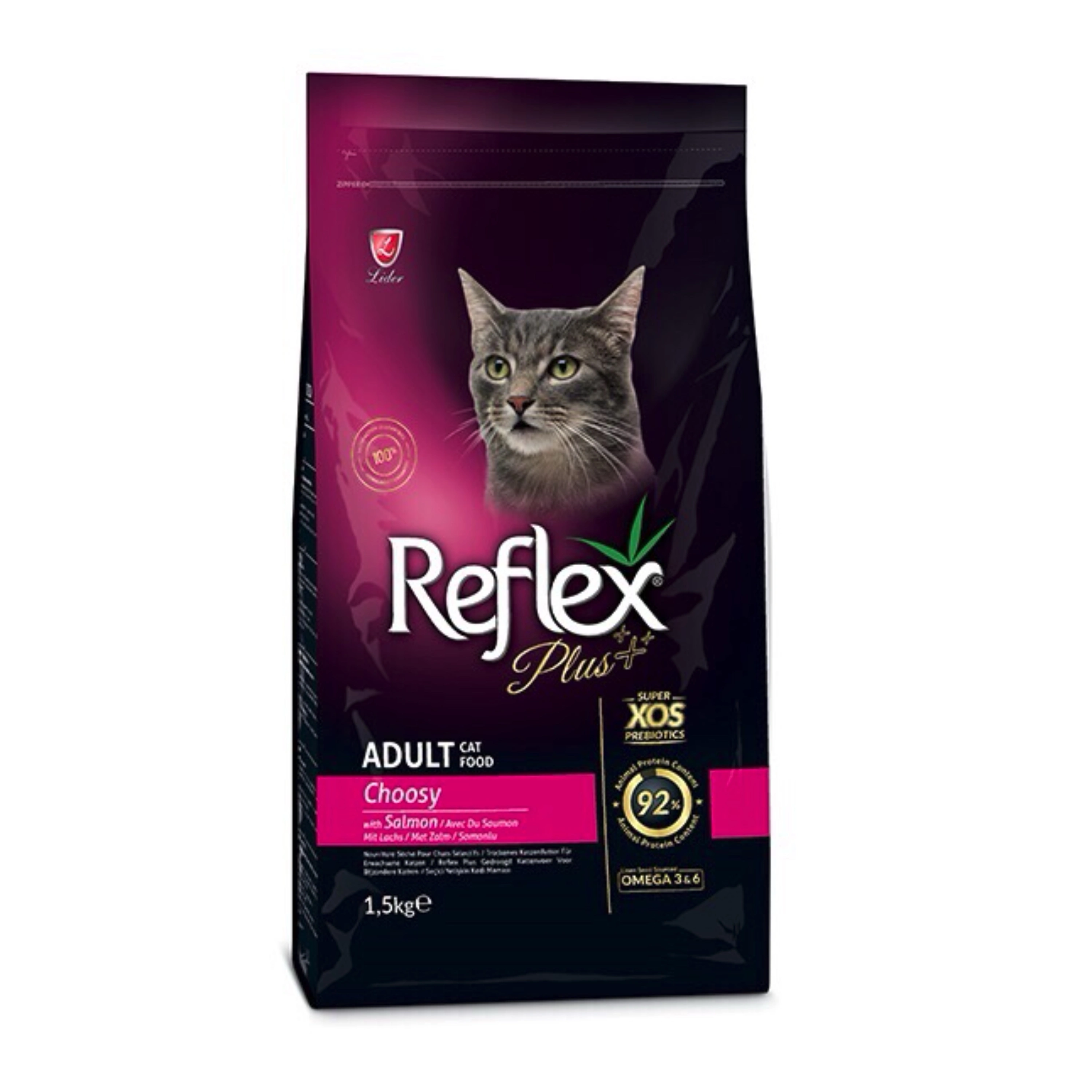 Reflex Plus Adult Cat Food Choosy Salmon