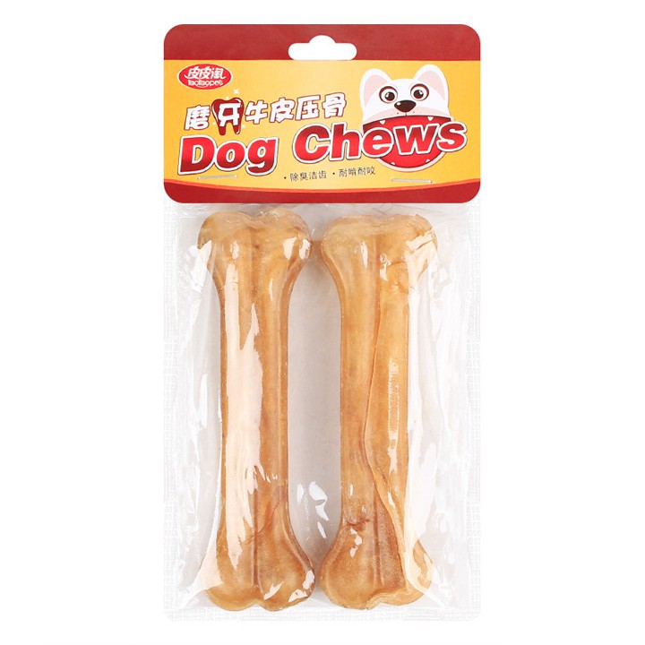 XƯƠNG GẶM DA BÒ CHO CHÓ