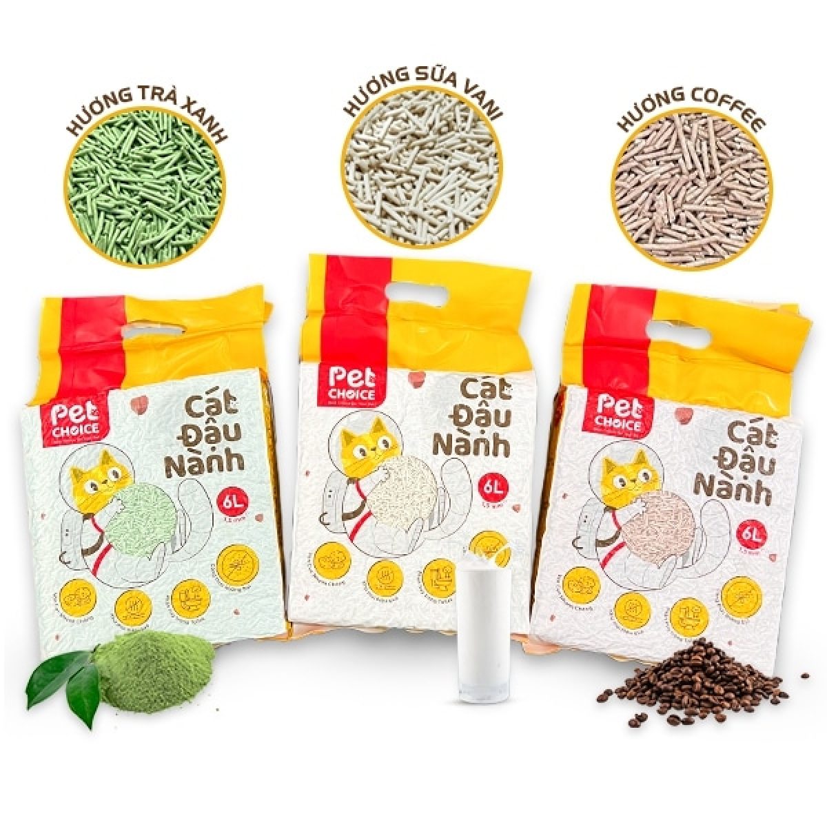 Cát Đậu Nành Pet Choice 6L