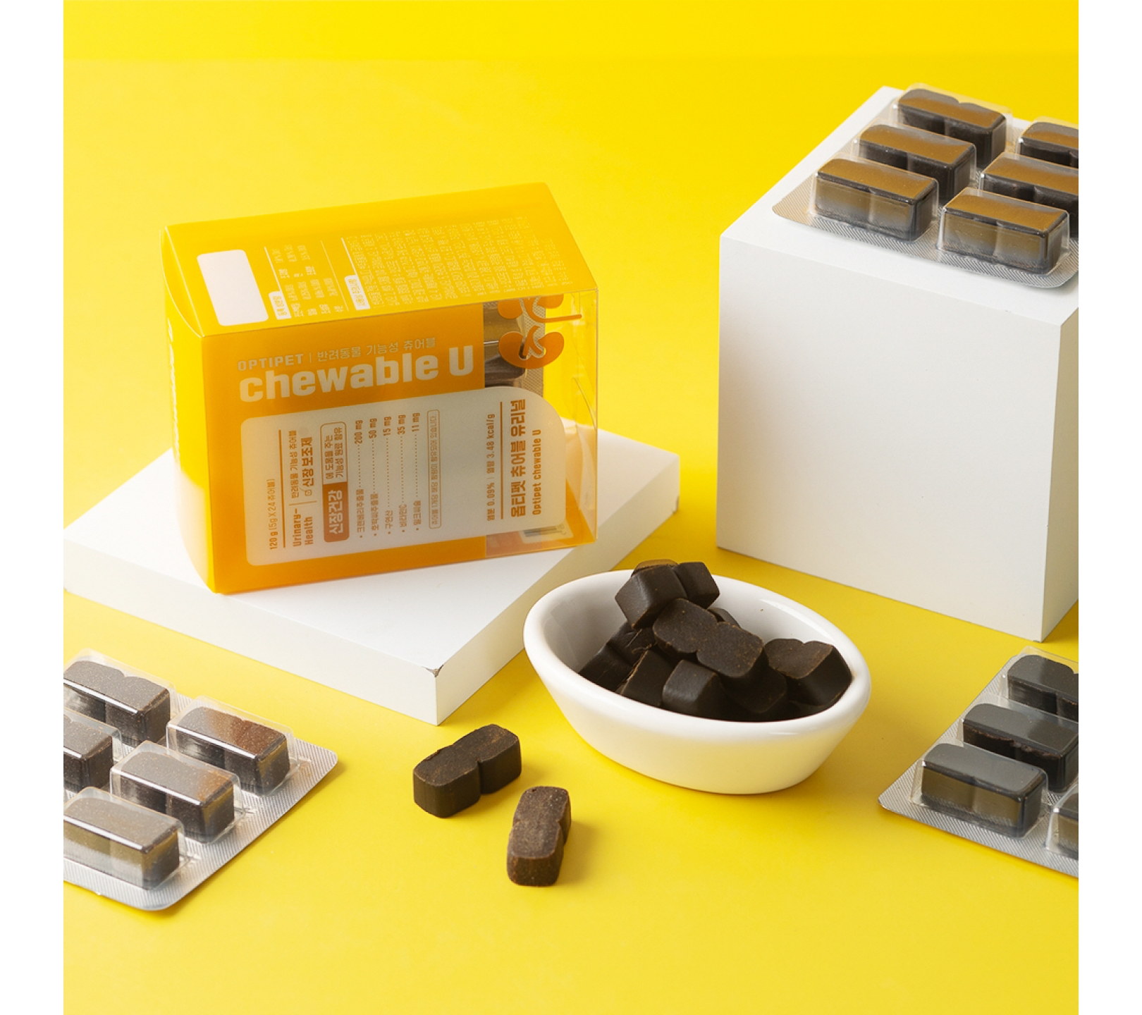 Optipet Chewable U - Viên Nhai Hỗ Trợ Tiết Niệu Cho Chó Mèo