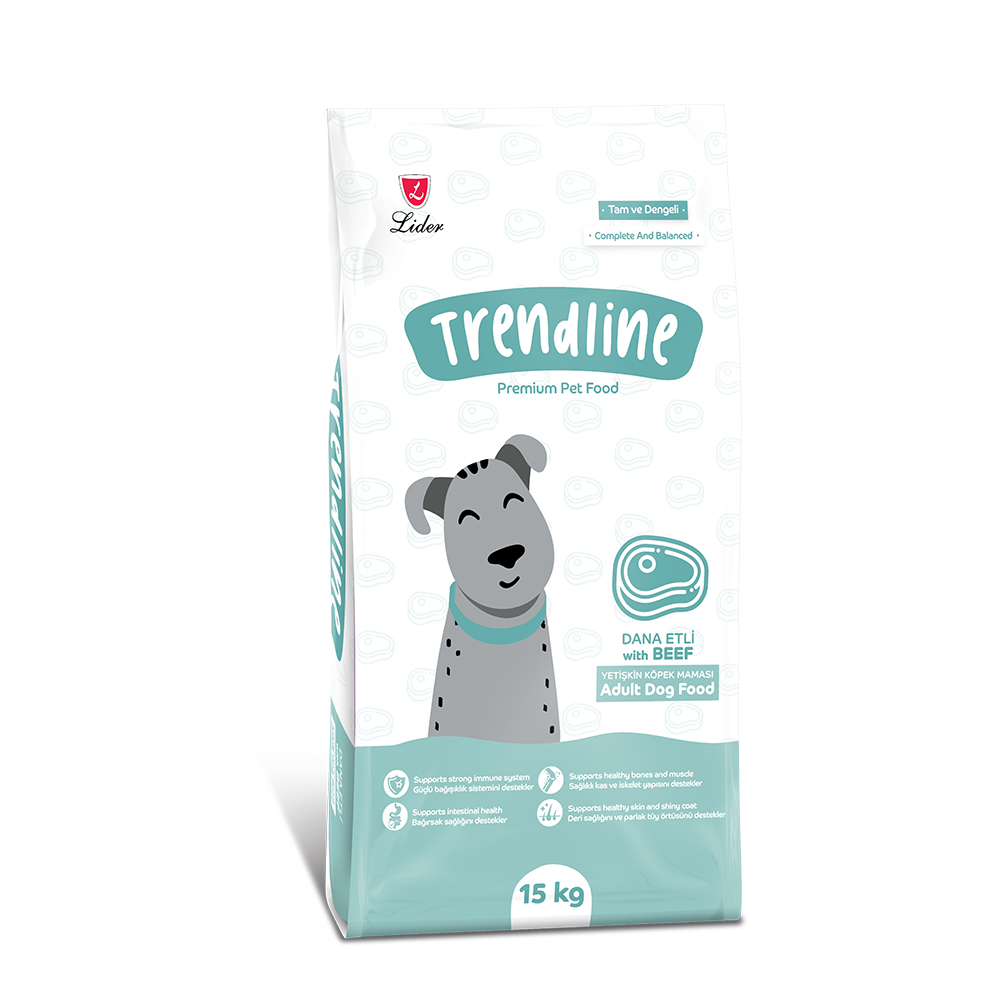 HẠT CHÓ VỊ BÒ TRENDLINE PREMIUM PET FOOD ADULT