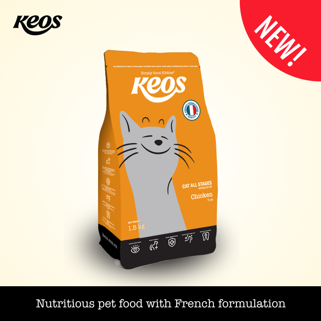 KEOS MÈO VỊ GÀ ( Keos for Cat All Stages - Chicken Flavor )