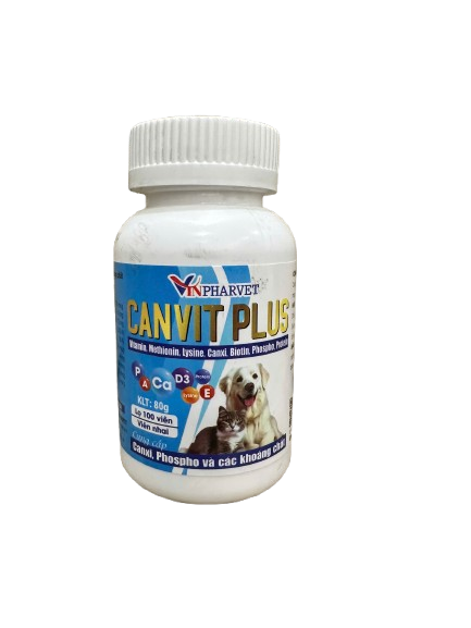 Viên Nhai Canxi, Phospho và Khoáng Chất CANVIT PLUS Cho Chó Mèo