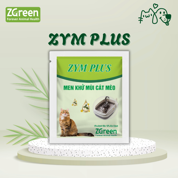 ZYM PLYS - MEN KHỬ MÙI CÁT MÈO