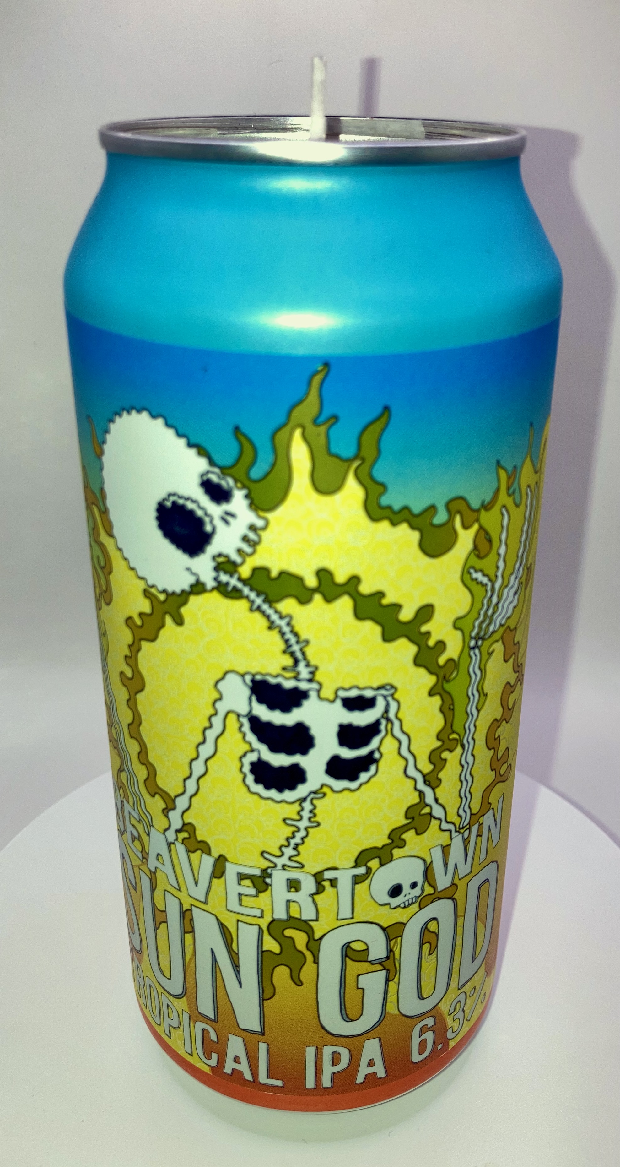 Beavertown Sun God Beer Can Can-dle
