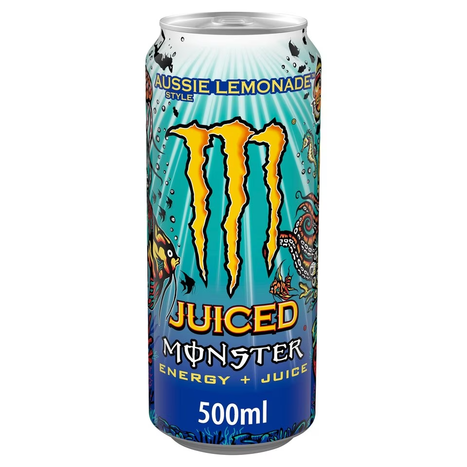 Juiced Monster Aussie Style Lemonade Hand Poured Vegan Soy Energising Can Can-dle