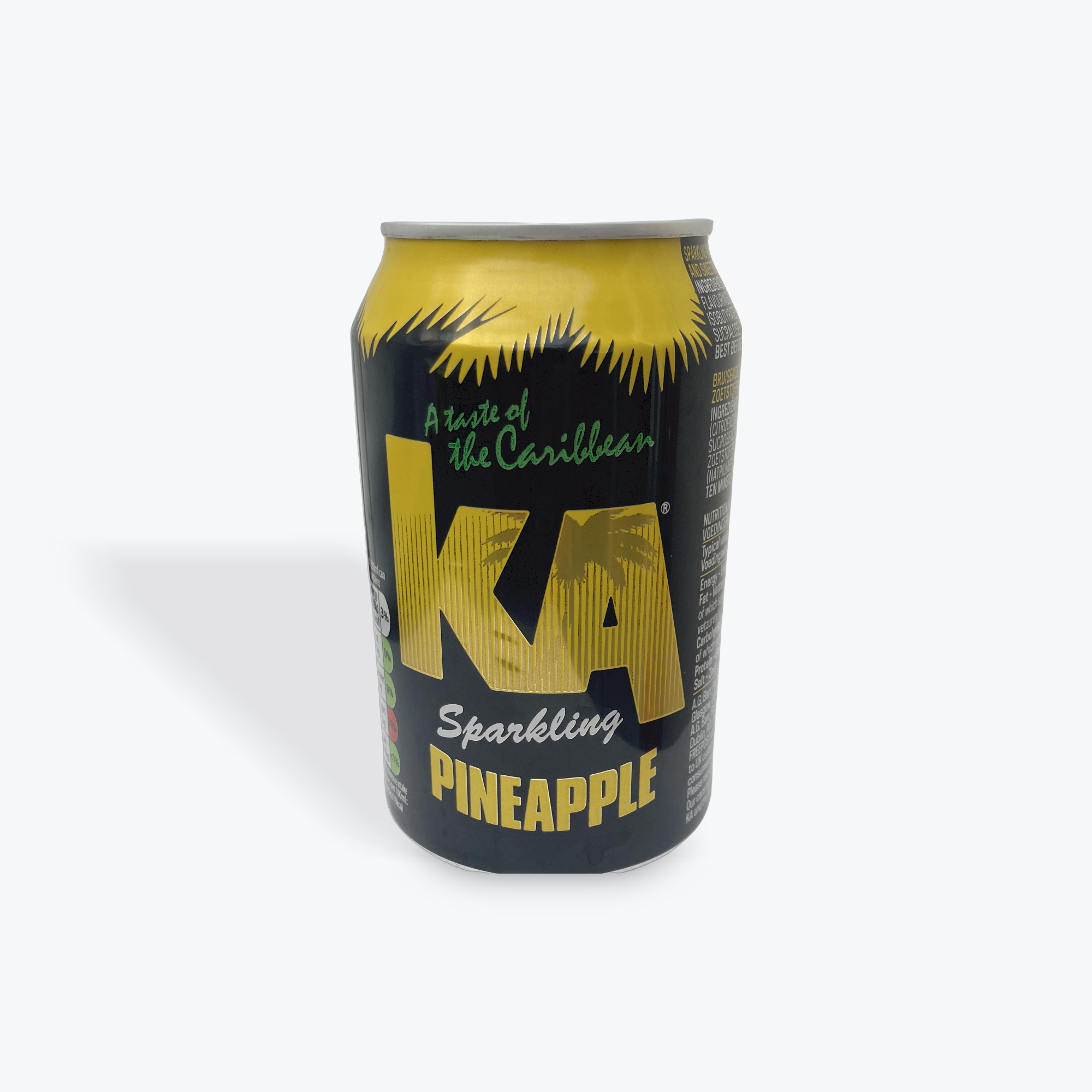 KA Sparkling Pineapple – Hand Poured Vegan Soy Candle, Eco-Friendly, Perfect Gift for Soda Lovers & Christmas/Secret Santa