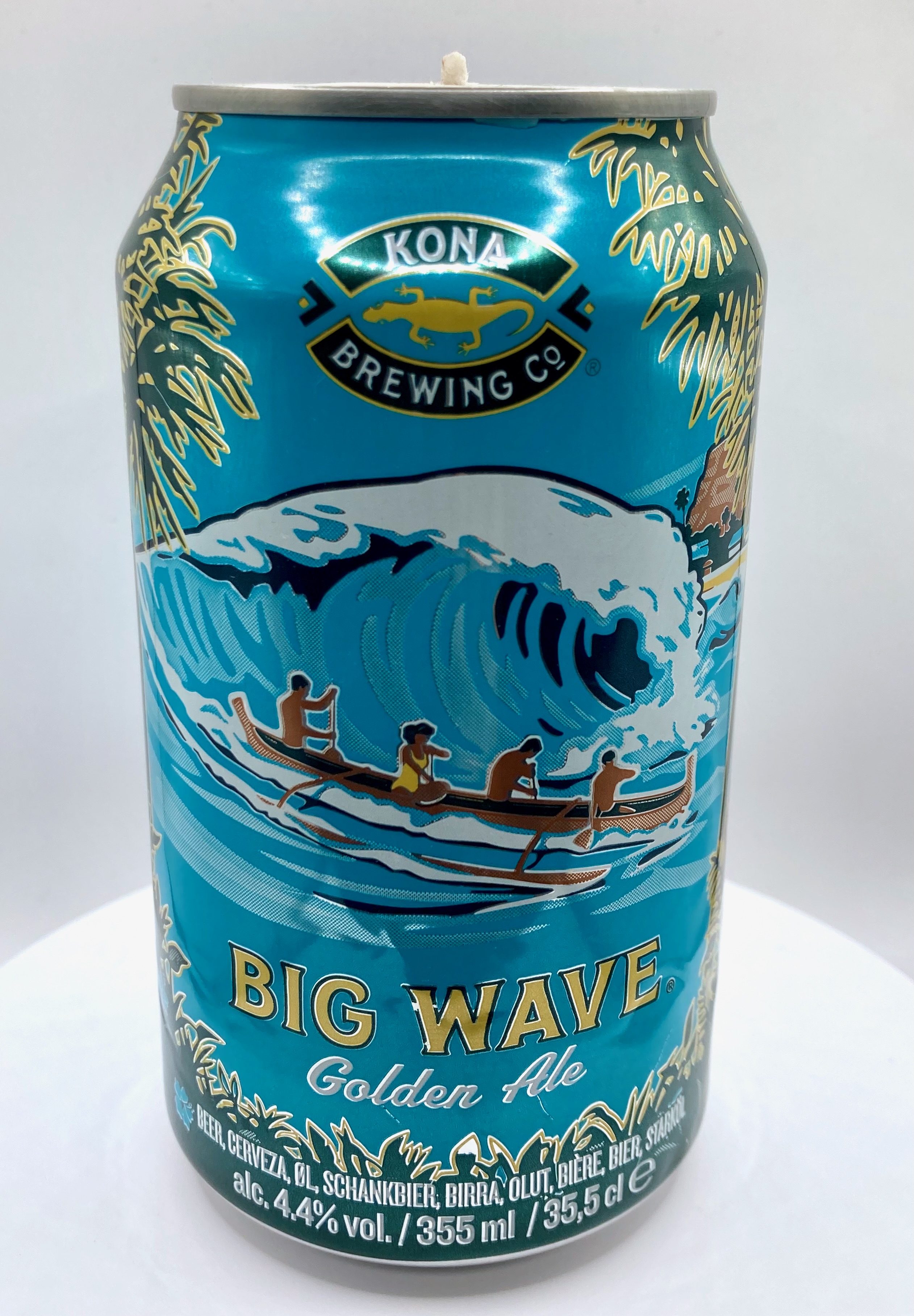 Kona Golden Ale – Hand Poured Vegan Soy Candle, Eco-Friendly, Perfect Gift for Beer Lovers & Christmas/Secret Santa