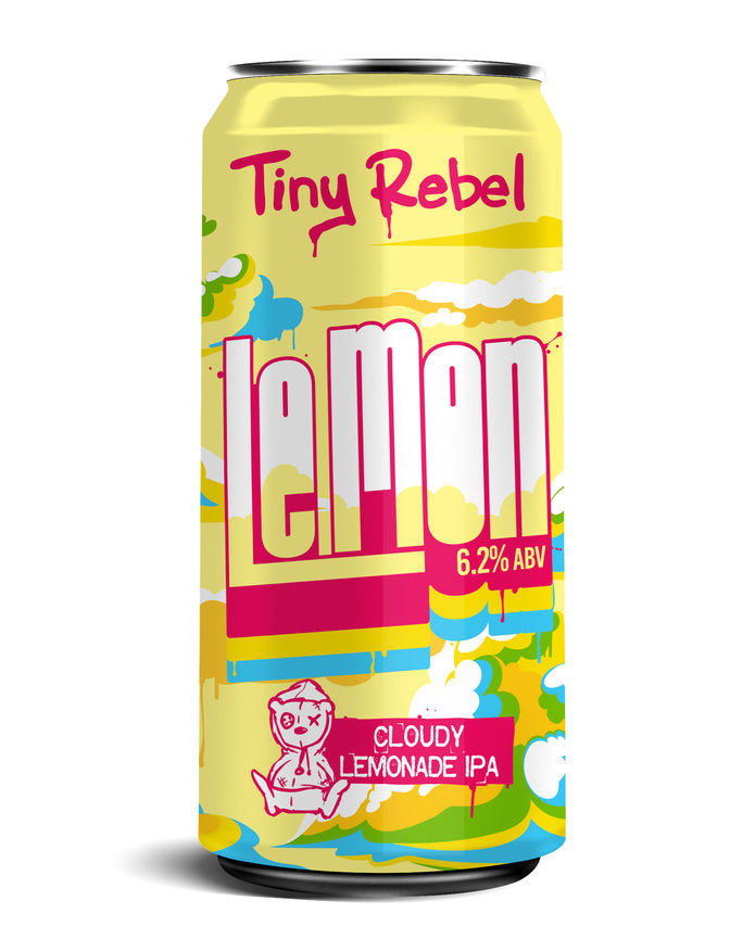 Tiny Rebel Le Mon– Hand Poured Vegan Soy Candle, Eco-Friendly, Perfect Gift for Beer Lovers & Christmas/Secret Santa