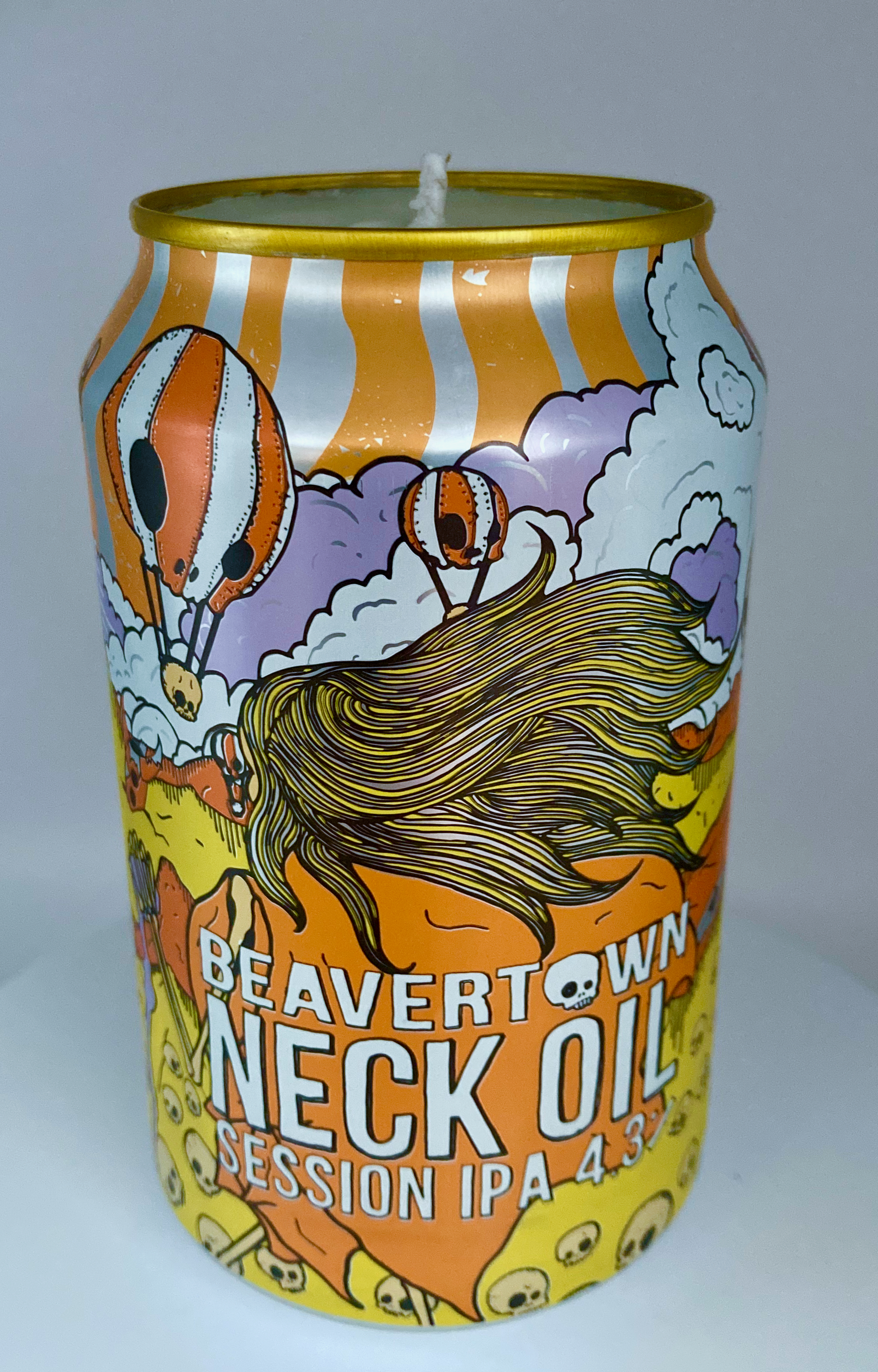 Beavertown Neck Oil – Hand Poured Vegan Soy Candle, Eco-Friendly, Perfect Gift for Beer Lovers & Christmas/Secret Santa