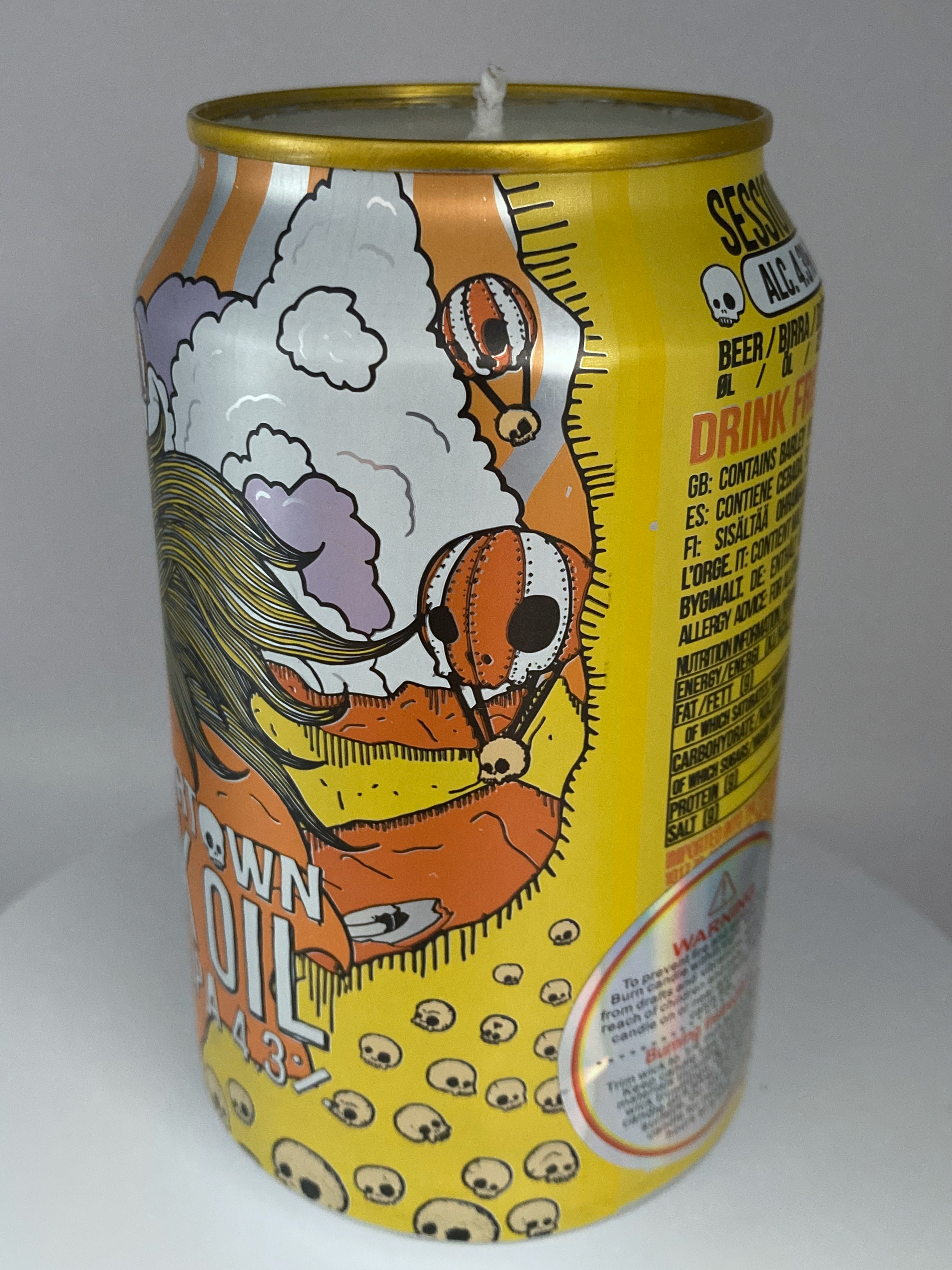 Beavertown Neck Oil – Hand Poured Vegan Soy Candle, Eco-Friendly, Perfect Gift for Beer Lovers & Christmas/Secret Santa
