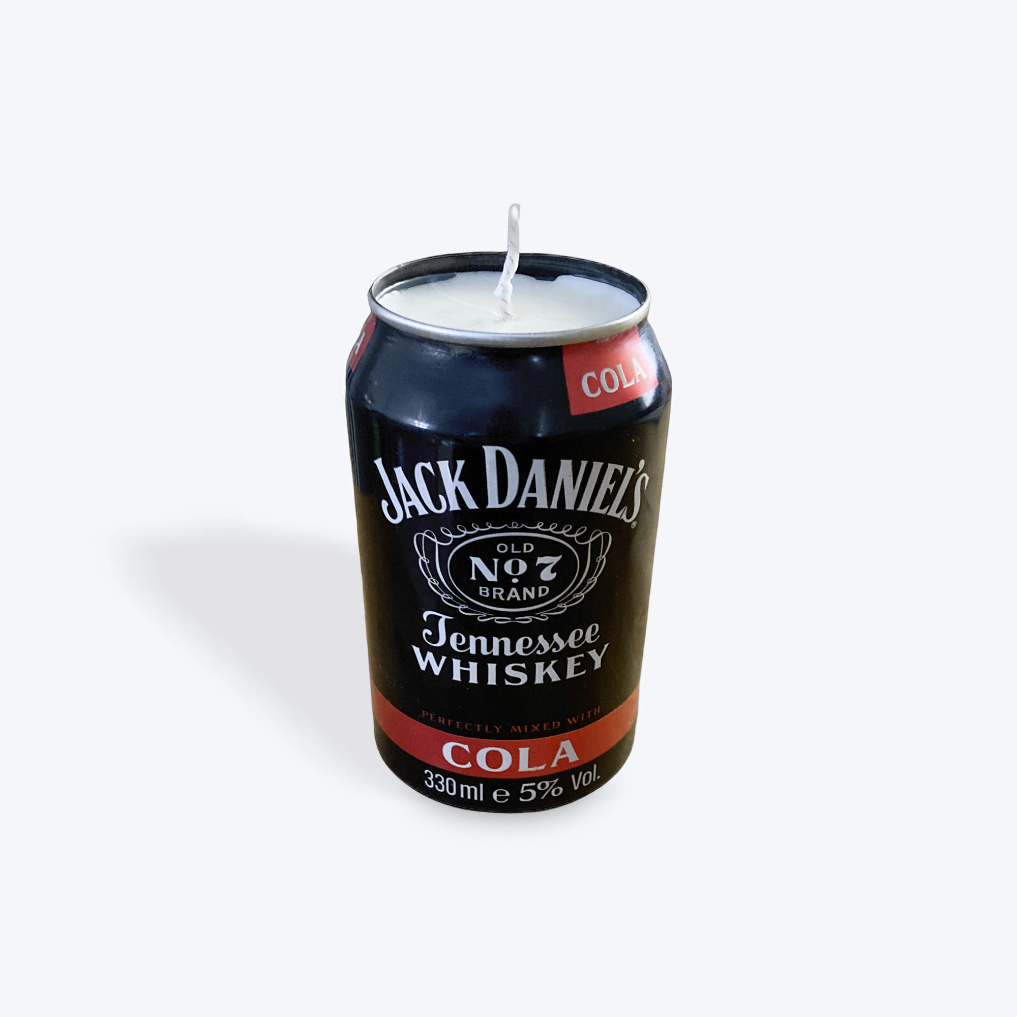 Jack Daniel's and Cola – Hand Poured Vegan Soy Candle, Eco-Friendly, Perfect Gift for Booze Lovers & Christmas/Secret Santa