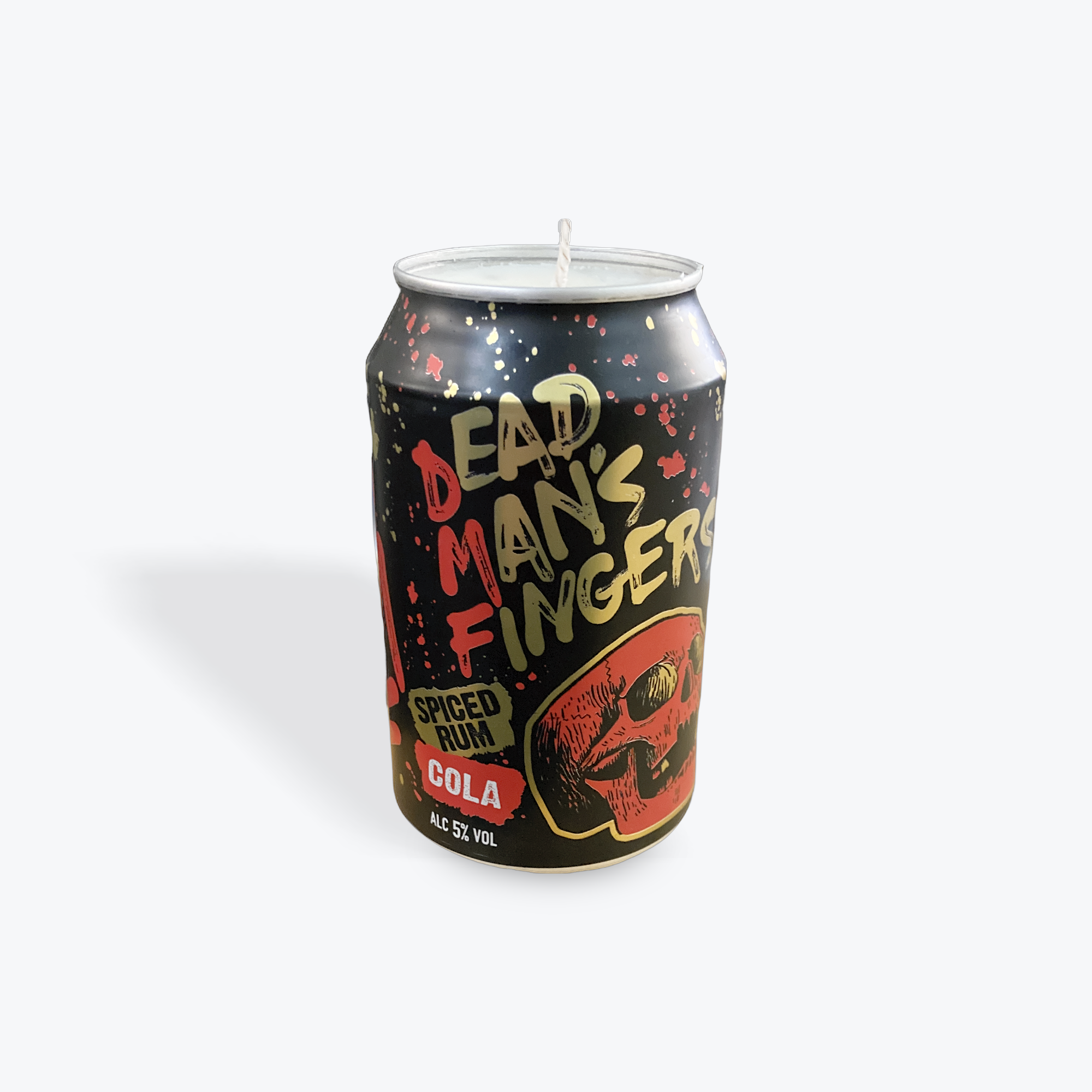 Dead Man's Fingers Spiced Rum and Cola – Hand Poured Vegan Soy Candle, Eco-Friendly, Perfect Gift for Booze Lovers & Christmas/Secret Santa