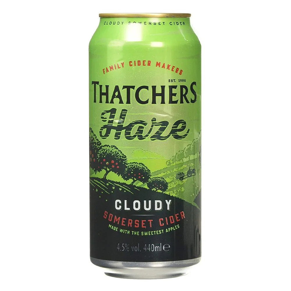 Thatchers Haze Cloudy Hand Poured Vegan Soy Cider Can Can-dle