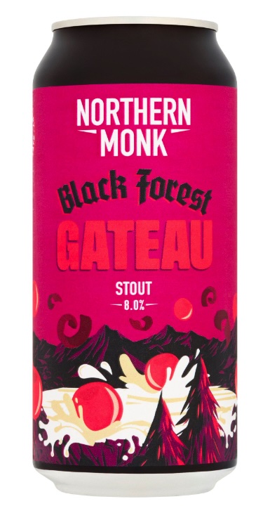 Northern Monk Black Forest Gateau Stout Hand Poured Vegan Soy Beer Can Can-dle
