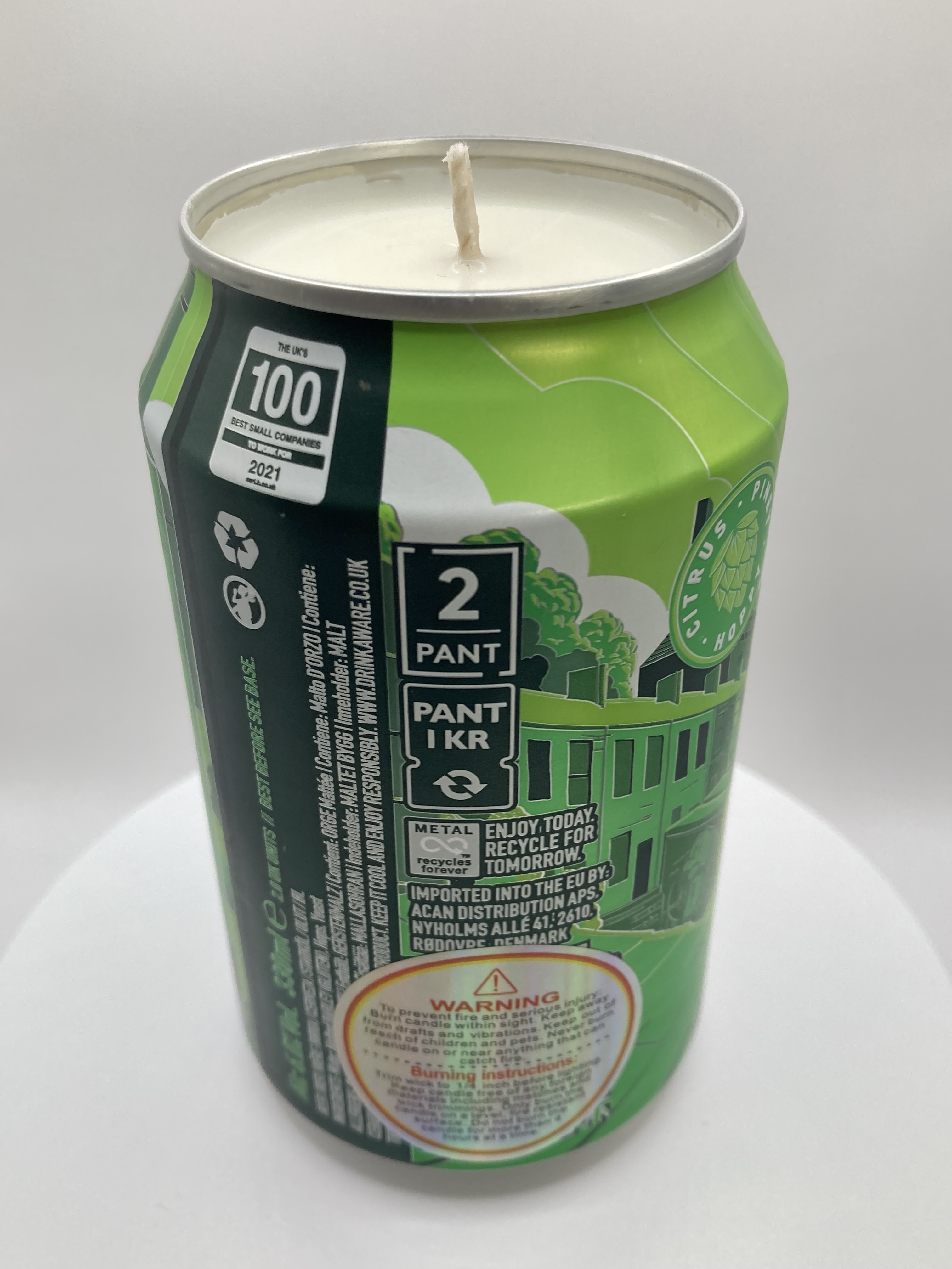 Northern Monk Uprising IPA – Hand Poured Vegan Soy Candle, Eco-Friendly, Perfect Gift for Beer Lovers & Christmas/Secret Santa