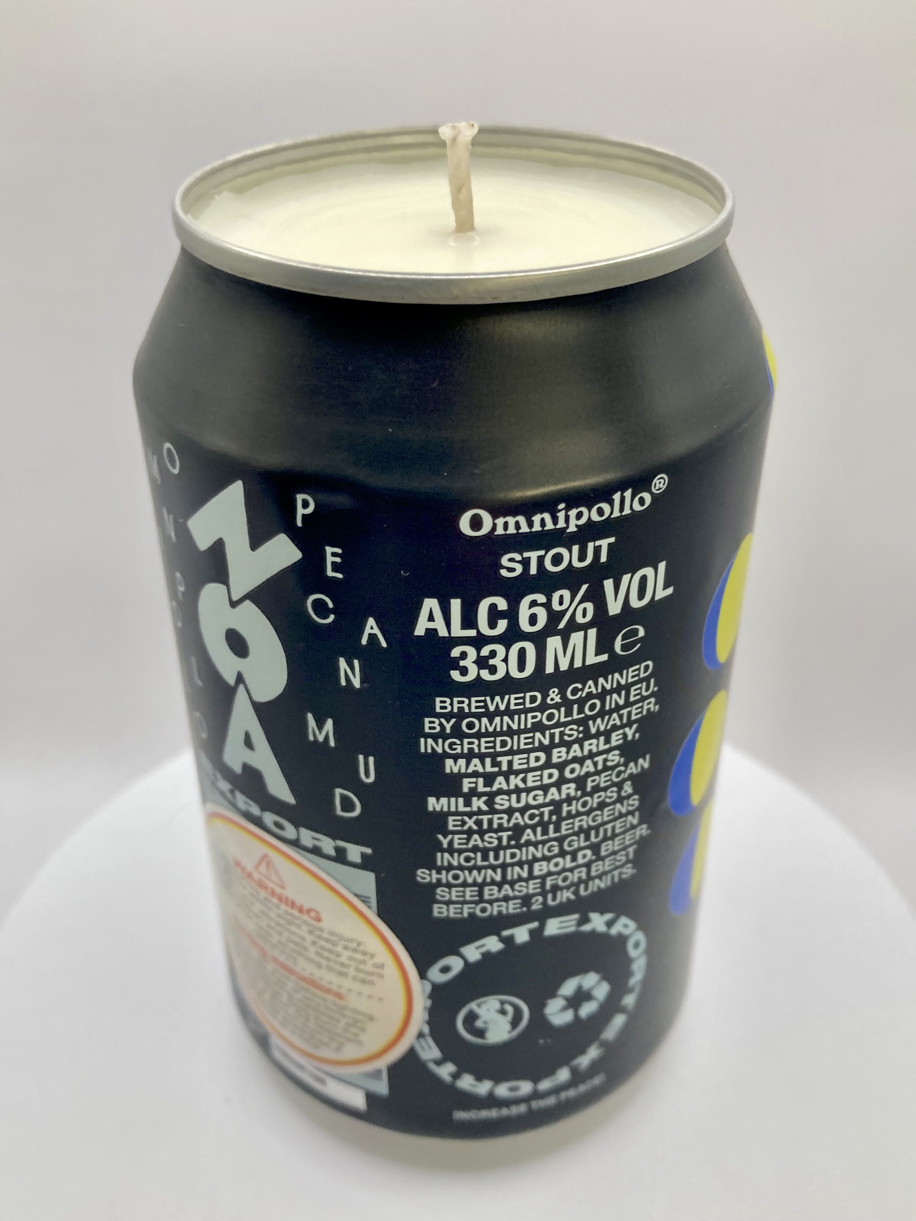 Limited Edition Omnipollo Stout Can-dle - Hand Poured Vegan Soy Candle, Eco-Friendly, Ideal Christmas/Secret Santa Gift