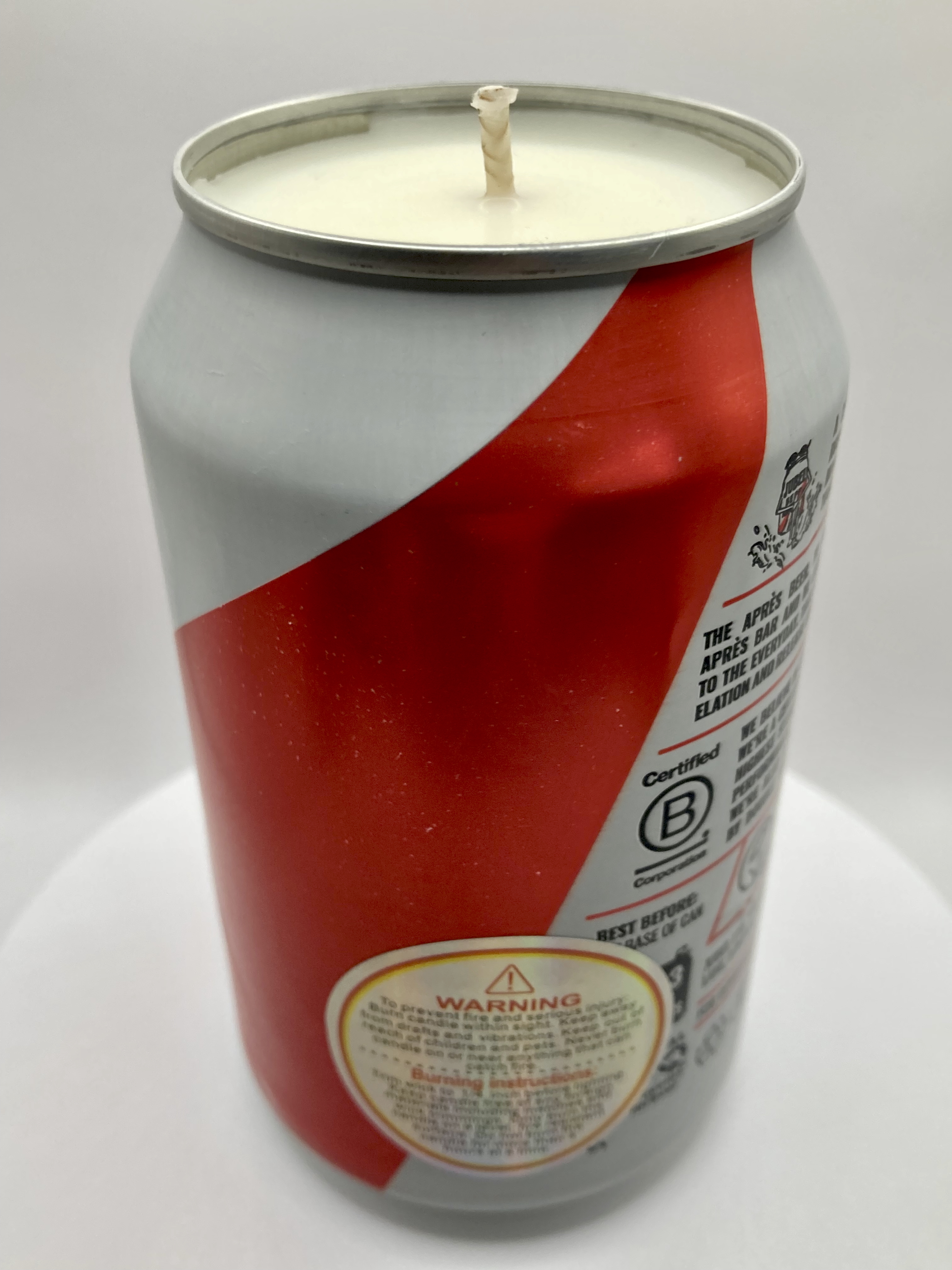 Jubel Blood Orange Beer Can-dle – Hand-Poured Vegan Soy Candle, Eco-Friendly, Unique Valentine’s Day Gift for Soda Lovers & Couples