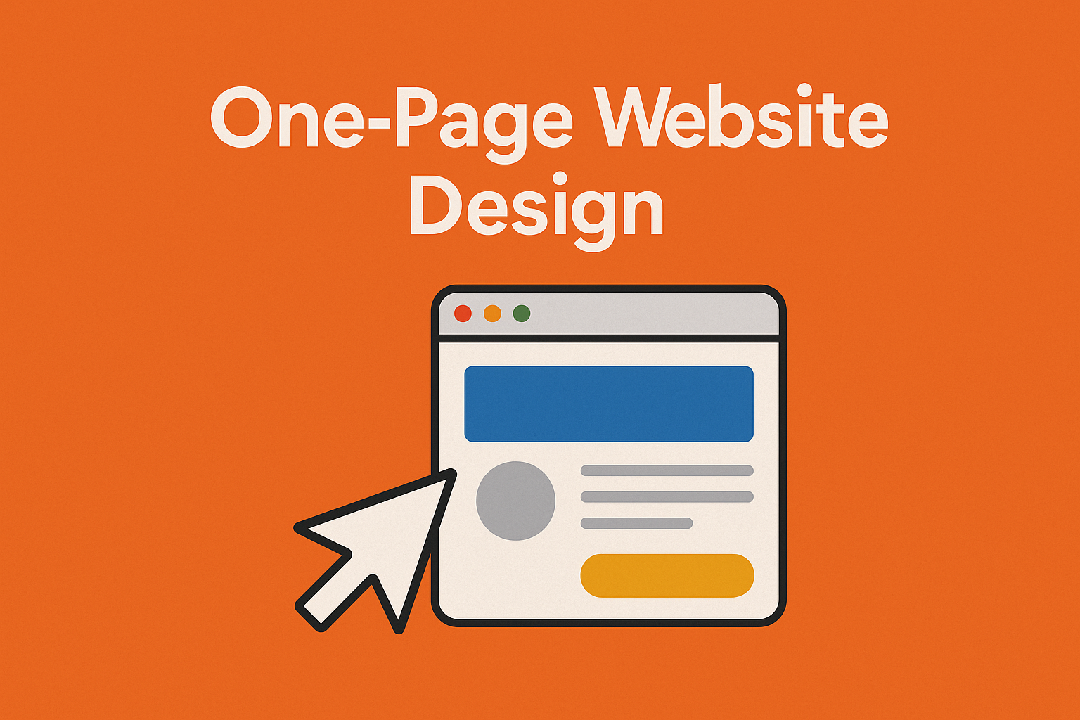 One Page Website Design