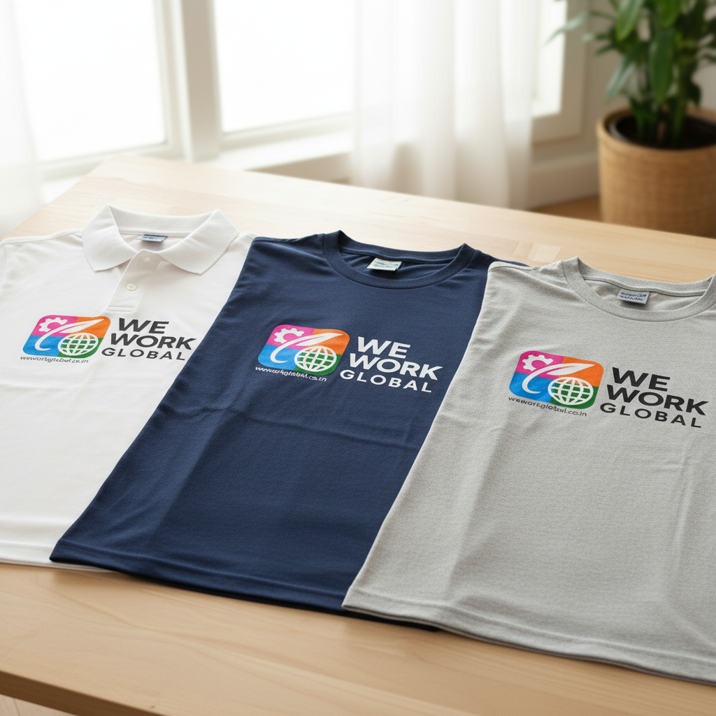 Customised DTF T-Shirt Printing - Half Sleeves