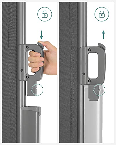 Uždanga nuo vėjo | Šoninė markizė | 160 x 400 cm | Ištraukiama uždanga | Pilka