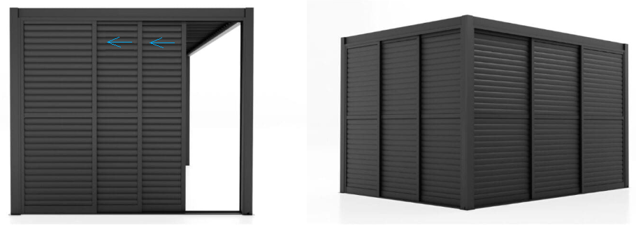 Universalios sienutės stoginėms (stumdomos ir vartomos lamelės) (UŽSAKOMA PREKĖ: projektai@aliuma.lt)