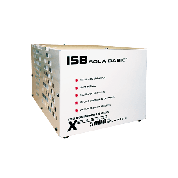 REGULADOR ELECTRONICO DE VOLTAJE SOLA BASIC ISB XELLENCE3000 2 FASES 220 VCA