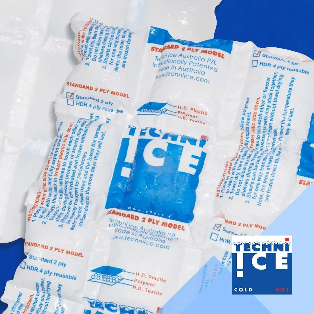 Single Pack Techni Ice Heavy Duty 4 PLY Reusable Dry Ice Packs * Australian Made