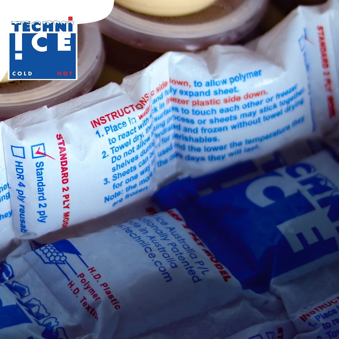 Single Pack Techni Ice Heavy Duty 4 PLY Reusable Dry Ice Packs * Australian Made