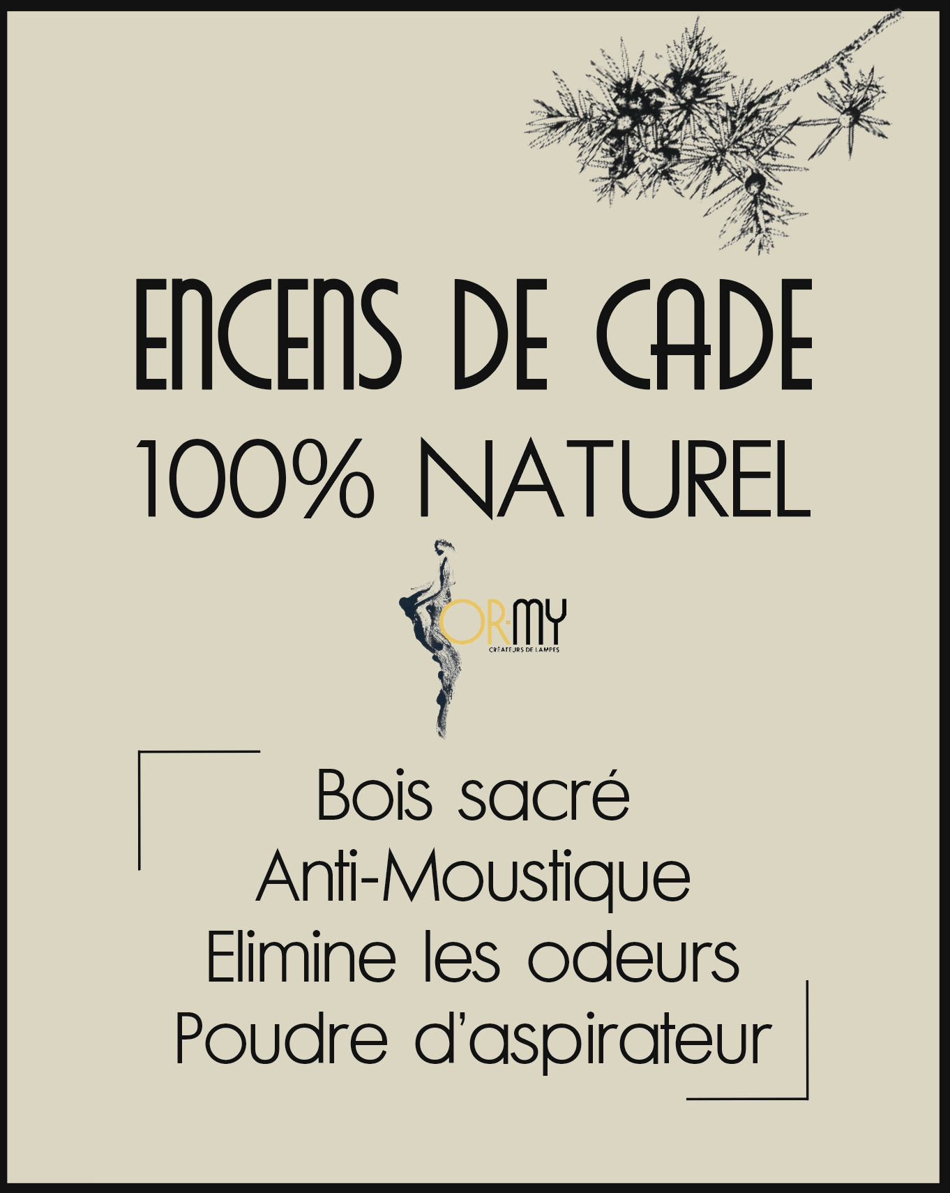 Encens de Cade 100% naturel