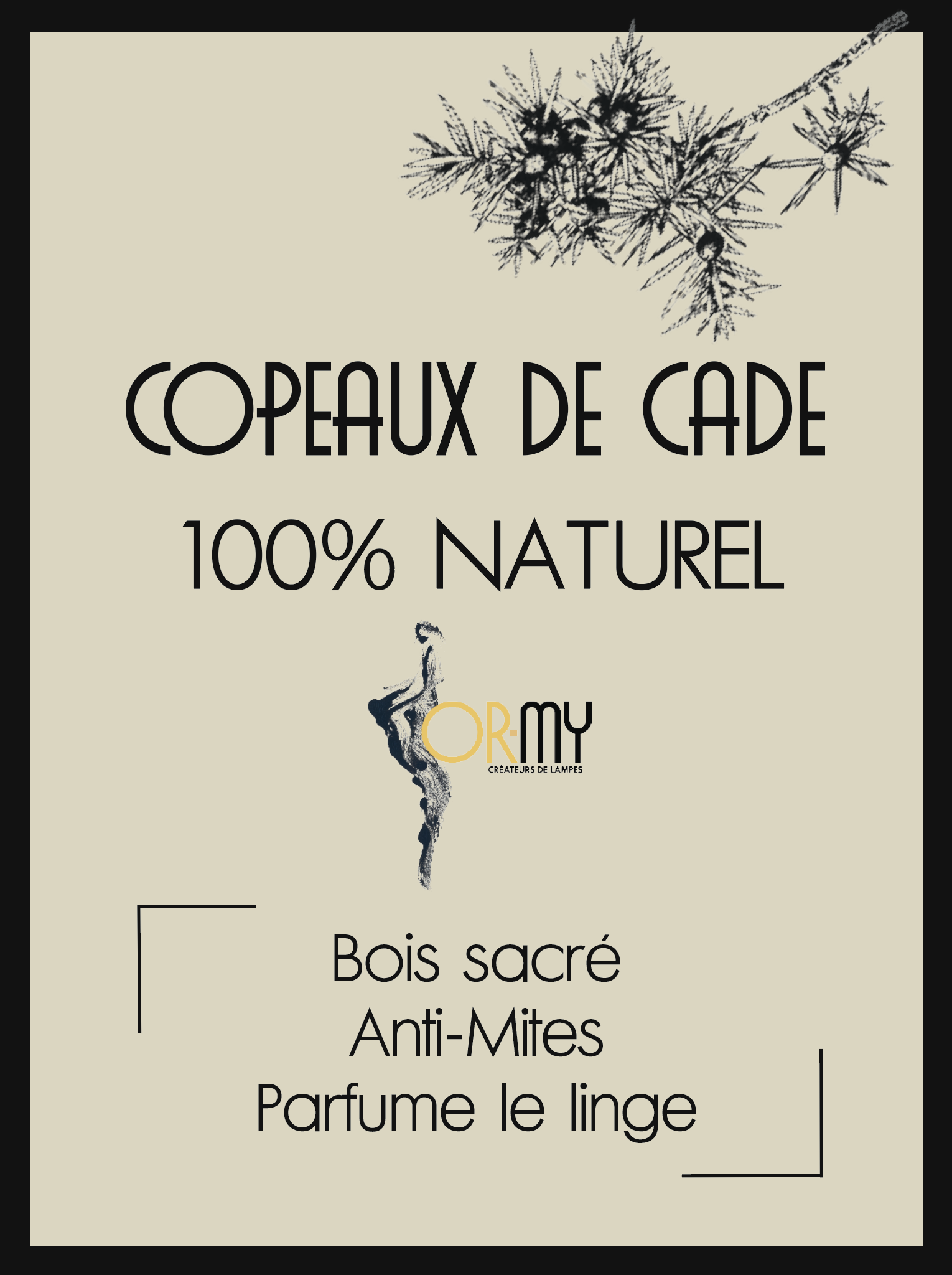 Sachet de copeaux de Cade 100% naturel