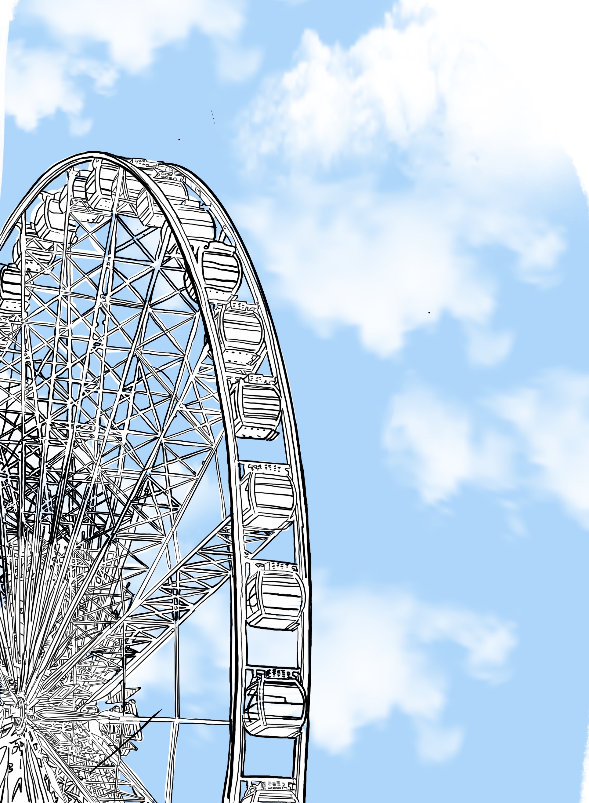 Fun on the Ferris wheel