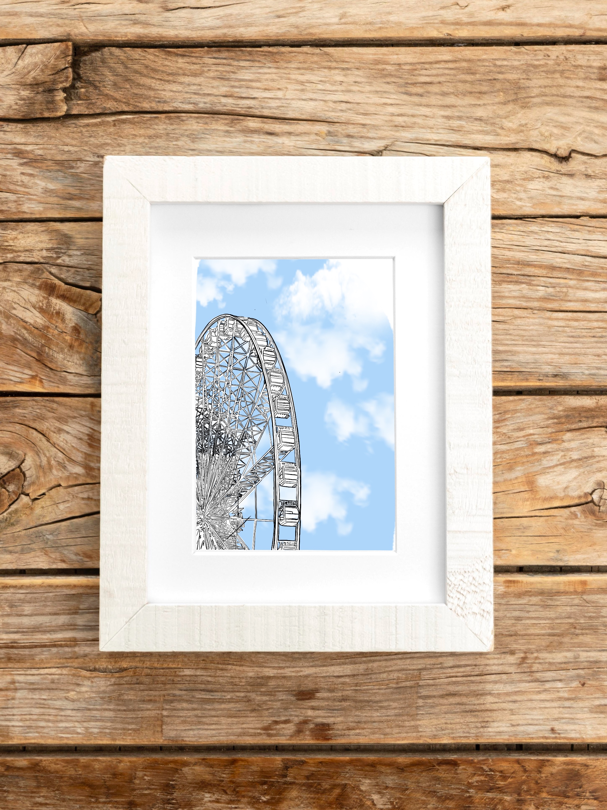 Fun on the Ferris wheel