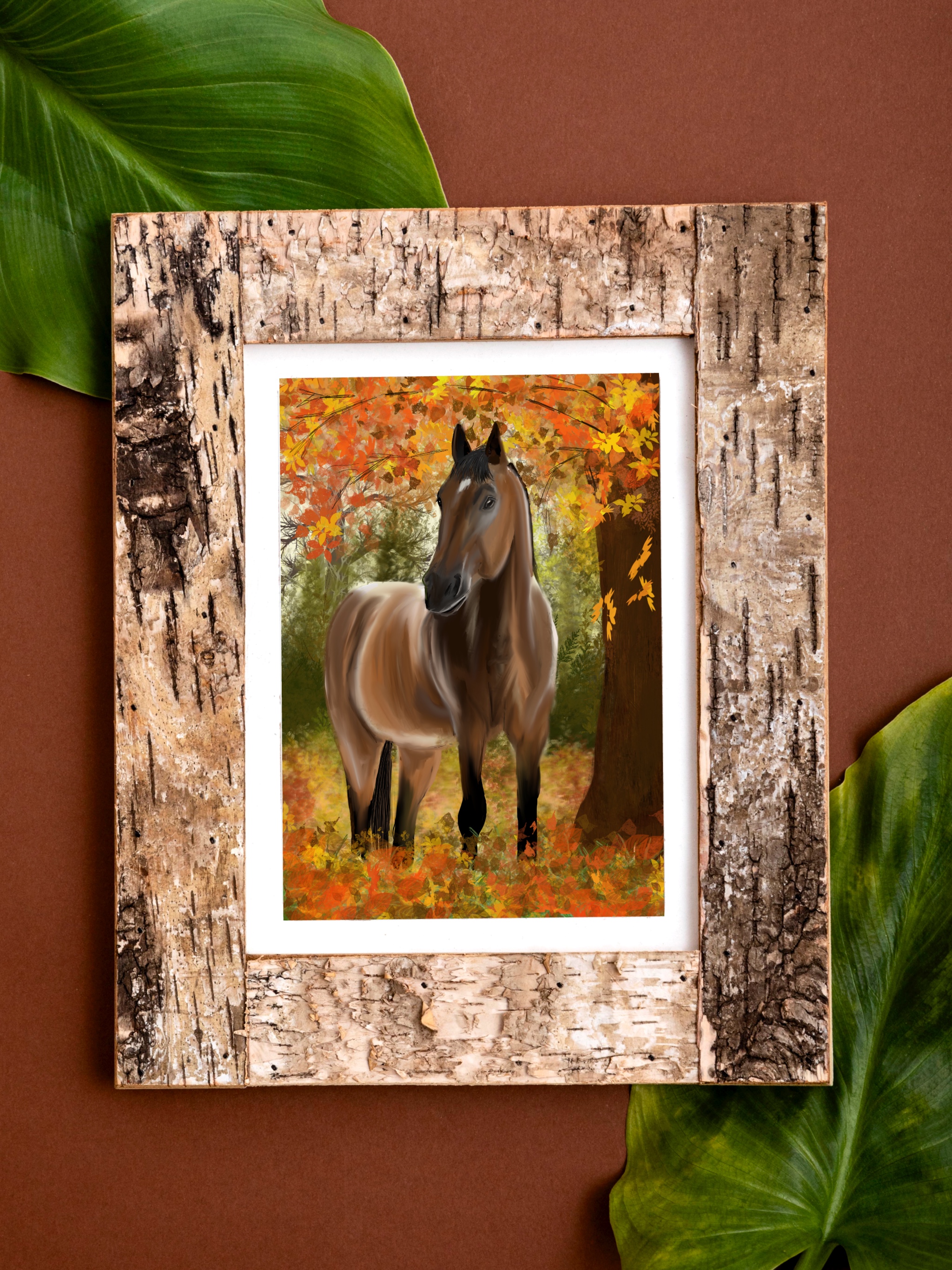 Autumnal horse